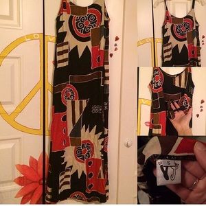 Funky boho maxi dress!!